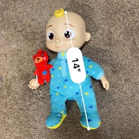 Bedtime JJ doll from the show Cocomelon- he sings! 14" - Picture 3 of 4